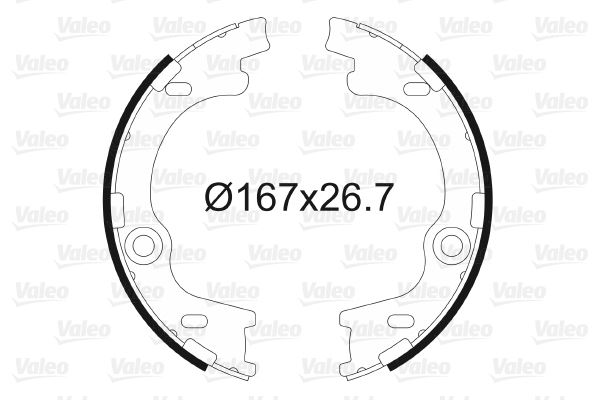 VALEO 564186 El Fren Balatasi Kia Sportage Pabuçlu Fren Balatasi Binek