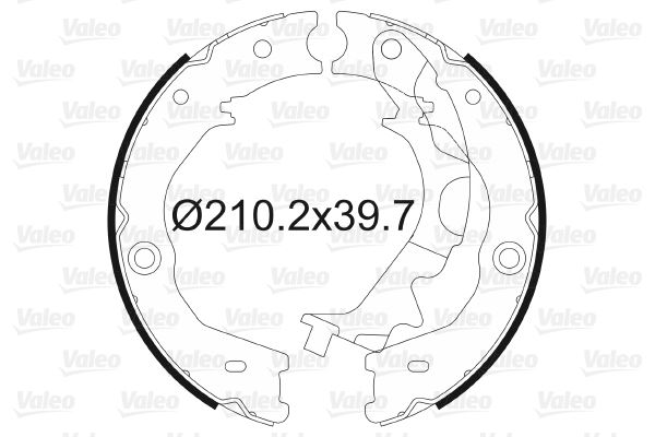 VALEO 564189 El Fren Balatasi Kia Carnival Pabuçlu Fren Balatasi Binek