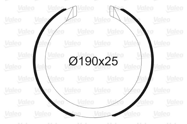 VALEO 564197 El Fren Balatasi Ssangyong Musso Pabuçlu Fren Balatasi Binek