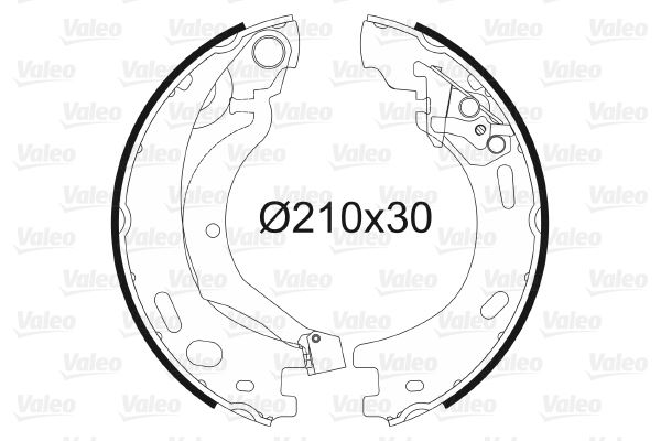 VALEO 564199 Fren Balatasi Arka Park Freni Land Rover Discovery 3-4 L319 Range Rover Sport 1 L320