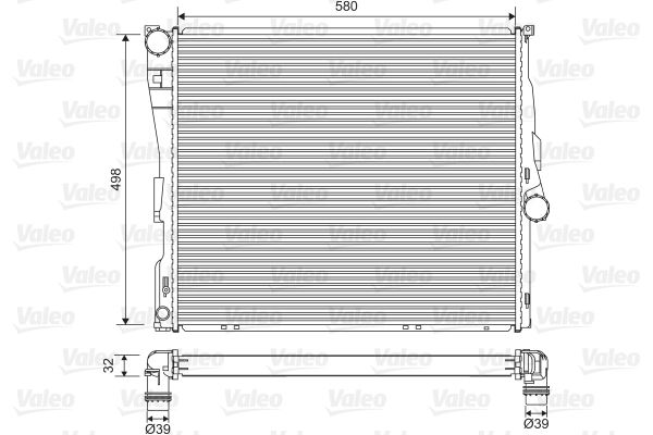 VALEO 701563 Motor Su Radyatoru Bmw N47 N46 M54 M57 E83