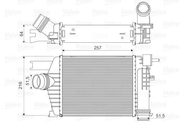 MGA-80443 Turbo Radyatoru Brazing Captur Clio Iv 1.2 H5f 1.5 K9k Duster Ii 1.2 H5f 1.5 K9k Symbol Ii 1.5 K9k  / Nissan  Micra V 1.5 Dci/