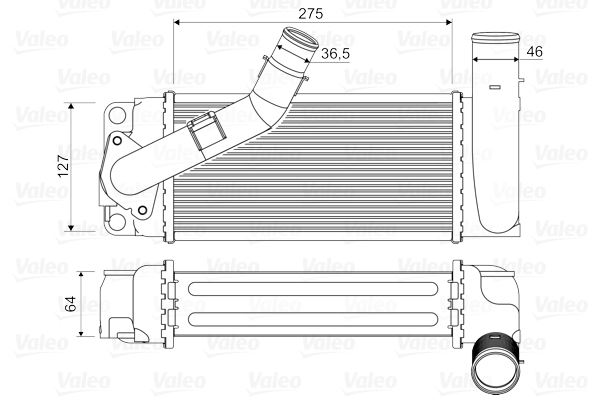 VAL-818351 Turbo Radyatoru Auris