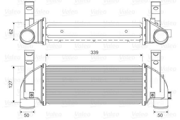 KALE.020CAC060 Transit Box Connect Intercooler Radyatörü Al+Al V227  4001285,73