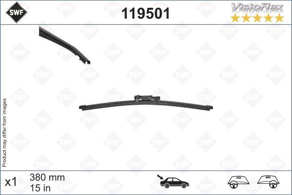 VALEO 119501 Silecek Supurgesi Arka 380mm Land Rover Range Rover Sport Ii L494 Swf