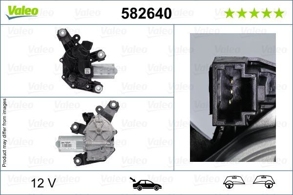 VALEO 582640 Silecek Motoru Arka Nissan Qashqai Ii Closed Off-Road Vehicle J11-J11 Silecek Motoru Binek