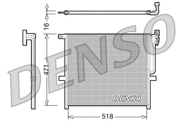 DENSO DCN05001 Klima Radyatoru Bmw X3 E83