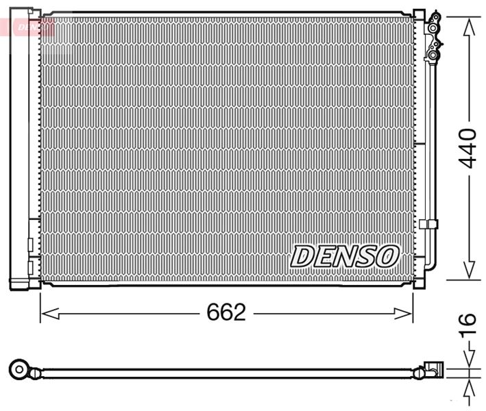 DENSO DCN05032 Klima Radyatoru Bmw F07 F10 F11 F18 F06 F12 F13 F01 F02