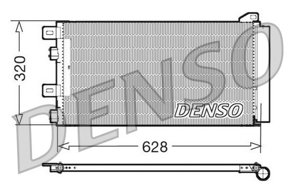 DENSO DCN05101 Condenser. Air Conditioning Mini Mini R50. R53 01-06