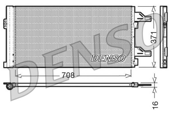 DENSO DCN07002 Klima Radyatörü Kondansatör Peugeot Boxer 06> Citroen Jumper 06> Fiat Ducato 06> 2.0-2.2 Hdi