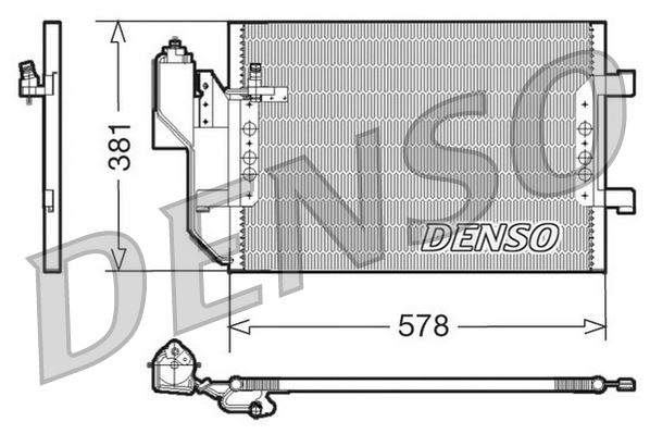 DENSO DCN17002 Klima Radyatoru Mercedes W168 W414