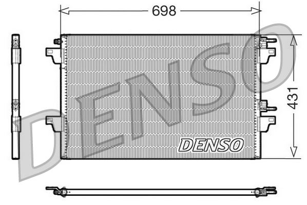 DENSO DCN23021 Condenser. Air Conditioning Renault Espace Iv 02-