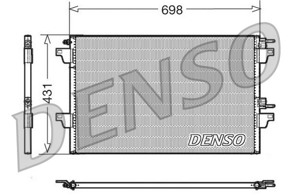 DENSO DCN23022 Condenser. Air Conditioning Renault Espace Iii 96-02
