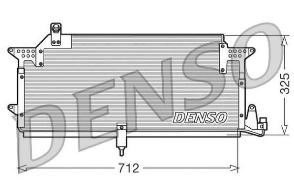 DENSO DCN32005 Condenser. Air Conditioning Vw Passat 3a2. 35i 88-97