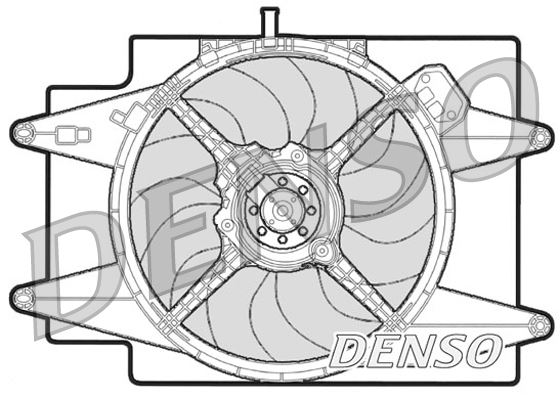 DENSO DER01002 Fan. Radiator Alfa Romeo 147 00-10