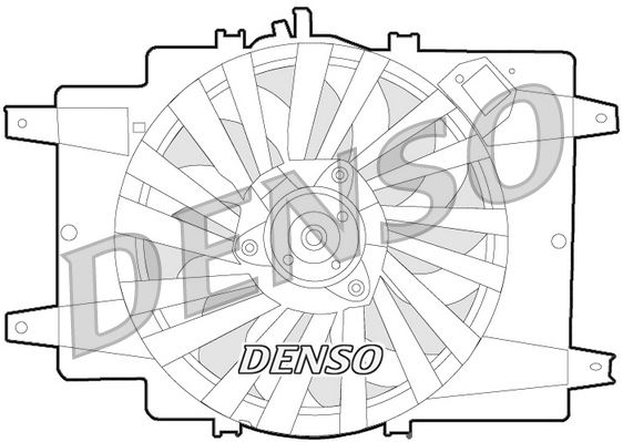 DENSO DER01008 Fan. Radiator Alfa Romeo 147 00-10