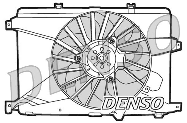 DENSO DER01014 Fan. Radiator Alfa Romeo 159 05-11