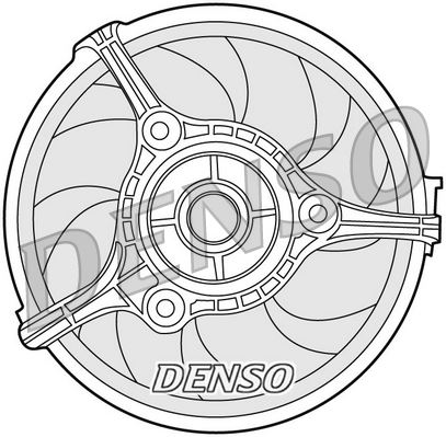 DENSO DER02002 Fan. Radiator Audi A6 4a. C4 94-97