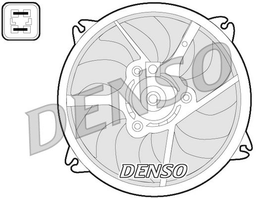 DENSO DER07006 Fan. Radiator Citro N Xsara Picasso 99-11