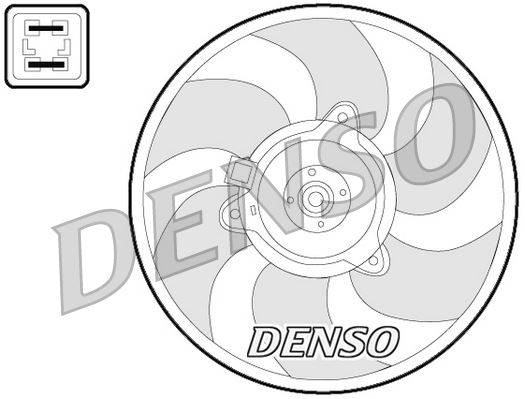 DENSO DER07008 Fan. Radiator Citro N Ax 86-98