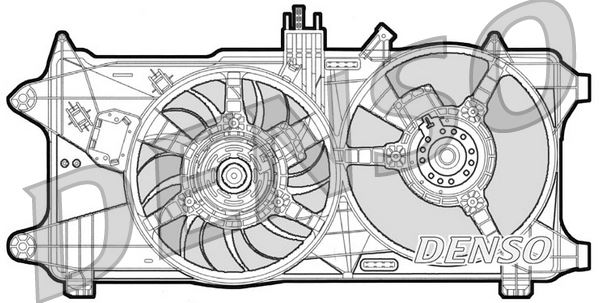 25-1824 Fan Motoru Ciftli Davlumbaz Tekli Fan Rezistansli Fiat Doblo (119,223) 1.3 Mjt Klimasiz 2001-2010