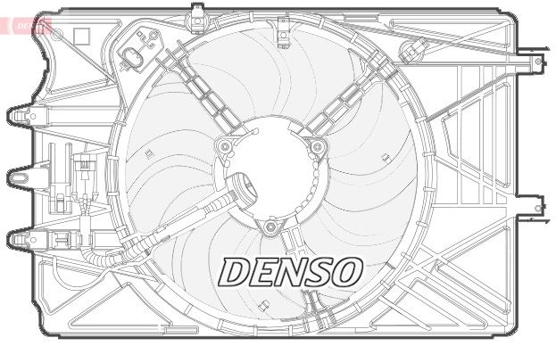 DENSO DER09070 Fan. Radiator Fiat 500l 12-