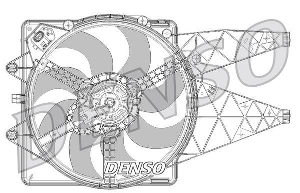 DENSO DER09094 Fan. Radiator Abarth Grande Punto 05-12
