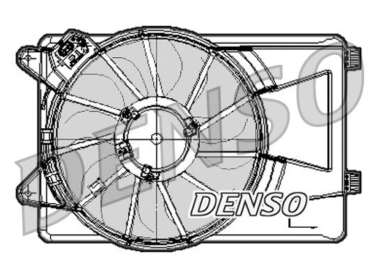 DENSO DER09301 Fan. Radiator Fiat Linea 07-