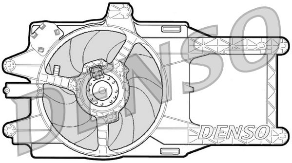 DENSO DER13001 Fan. Radiator Lancia Y 95-03