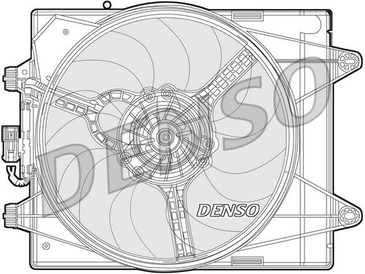 DENSO DER13004 Fan. Radiator Lancia Ypsilon 312/846 11-