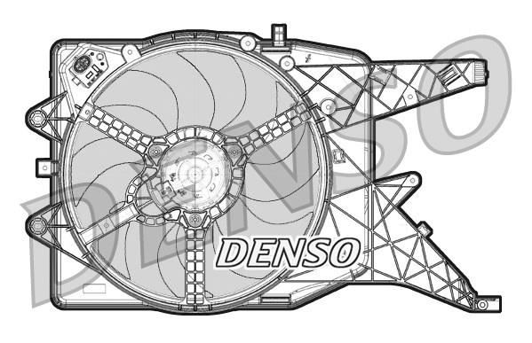 25-3219 Fan Motoru (Su+Klima) Davlumbazli Rezistansli Tekli Fan Opel Corsa D 1.3 Cdti 2006-2014