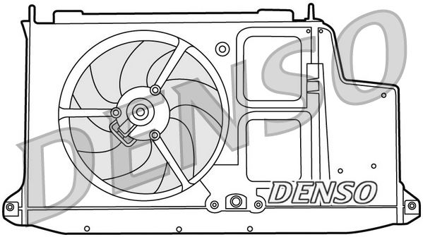 DENSO DER21012 Fan. Radiator Peugeot 206 98-12