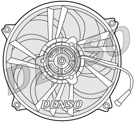 DENSO DER21014 Fan Motoru Pervane Citroen C4 I-Ii-Ds4 Peugeot P307-P307 Cc-P307 Sw 200w-385mm