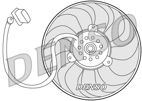 MGA-83234 Fan Motoru-290 Mm 220/60w (Vw Golf 98-06  Polo 95-08  Audi A3 97-03  Seat Leon 00-06  Skoda Octavia 97-11)