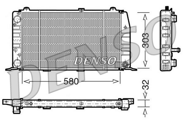 KALE-367400 Radyator 80-Cabriolet-Coupe (Mt) Al Mknk