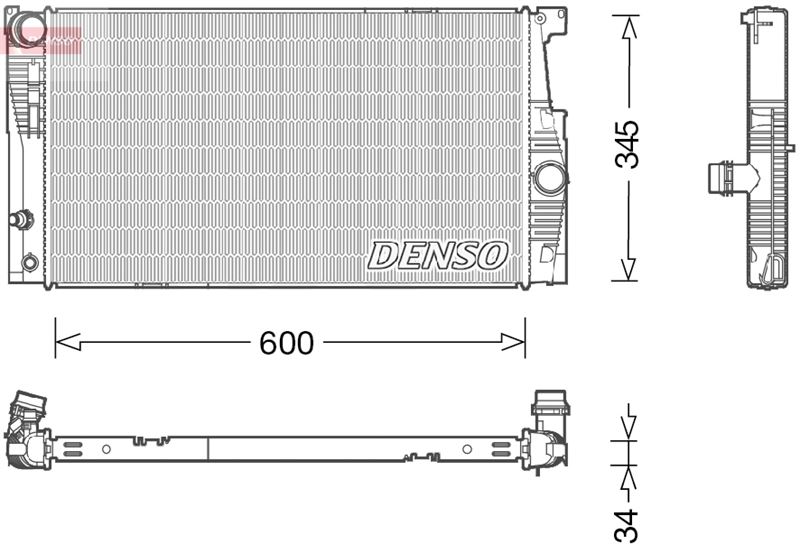 DENSO DRM05005 Motor Su Radyatoru Bmw N20 F07 F10 F11 F18