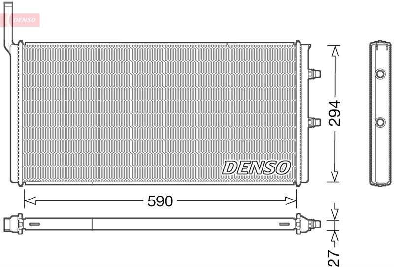 DENSO DRM05009 Radiator. Engine Cooling Bmw 5 F10. F11 10-16