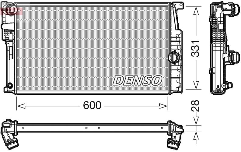 DENSO DRM05014 Motor Su Radyatoru Bmw N13 N47 B47 F20 F21 F22 F23 F30 F31 F34 F35 F32 F33 F36