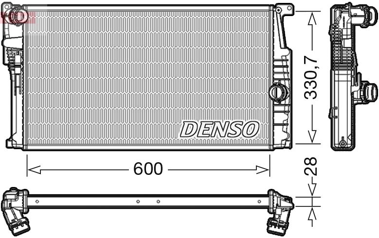 DENSO DRM05015 Motor Su Radyatoru Bmw N47 B47 B48 N13 N20 N55 F30 F20 F32 F36 F22 F34 I3