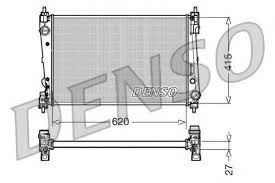 DENSO DRM09111 Radyatör Corsa D 05>Punto 05>Bravo Ii 07>1.3 Jtd-1.7cdti Mek Ac Klimasiz 620x395x27