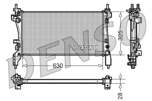 OPR-51790636E Su Radyatoru Fiorino Nemo 1.3 Jtd Bipper 1.4 Hdi