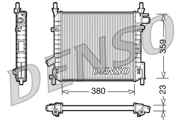 DENSO DRM10062 Radiator. Engine Cooling Ford Ka 96-08