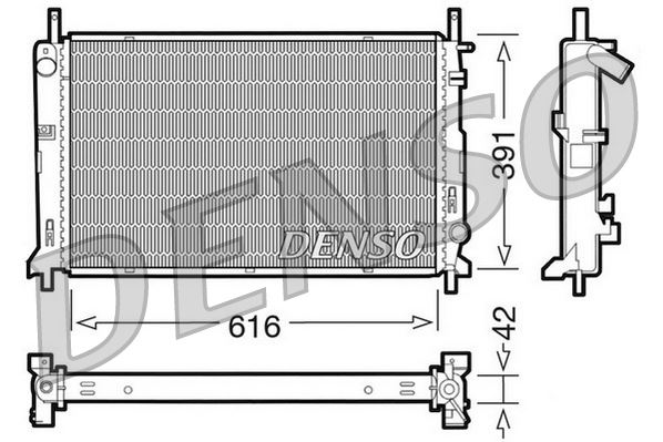 16-1938B Su Radyatoru Brazing Ford Mondeo I - Ii 1.6i 16v - 1.8i 16v - 2.0i 16v M-T Ac+/- 1993-2000