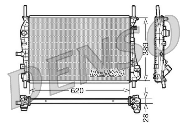 DENSO DRM10073 Motor Su Radyatoru Mondeo 2.0tdci 2.2tdci 01>07 Klimali