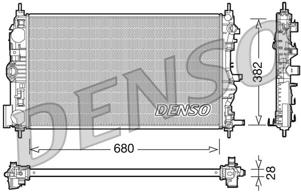 MGA-87076 Su Radyatoru Brazing Chevrolet Cruze 2.0 Dizel Mt
