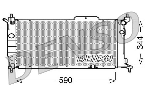 16-3227 Su Radyatoru Mekanik Opel Astra F 1.4i M-T 1991-1998