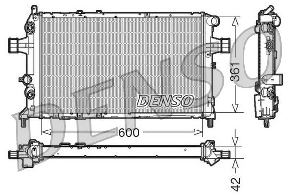 MAHLE-CR320000S (Behr) Su Radyatoru Astra G Zafira A 1.6 16v 2.0 2.2 16v Dti