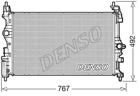 KALE-357260 Su Radyatoru Adam-Opel Corsa E 1.3 Cdti Al/Brz