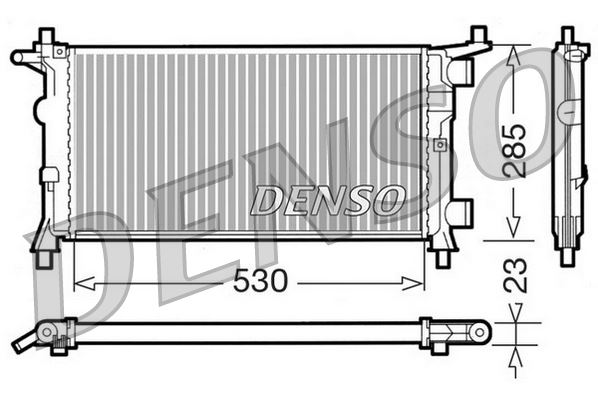 16-3224 Su Radyatoru Mekanik Opel Corsa B 1.0i 12v M-T 1993-2000