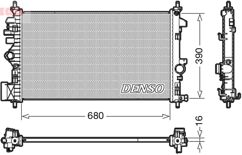 MAHLE-CR1099000P (Behr) Su Radyatoru Insignia A 1.6 1.8 2008-2017